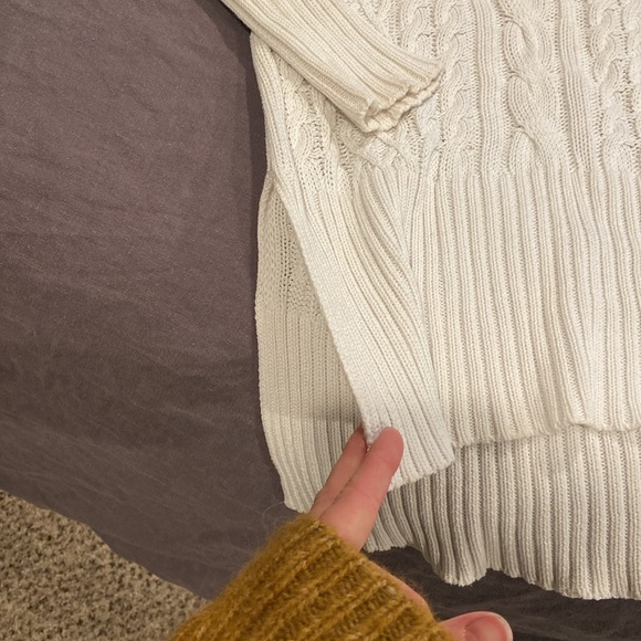 Amuse Society Long Sweater White - Picture 3 of 6